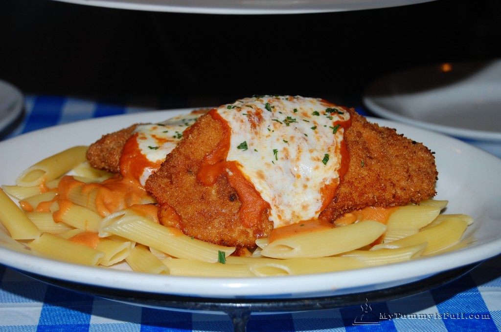 Chicken Parmigiana with Penne