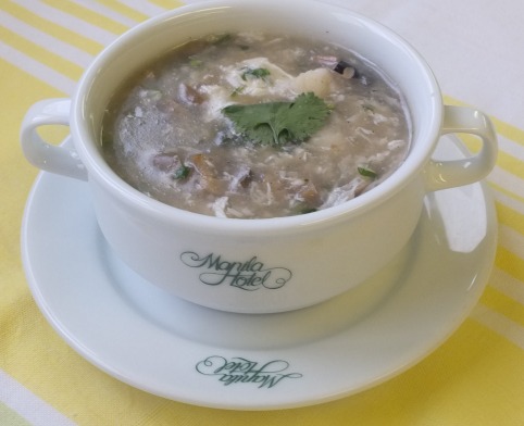 west lake style minced lapu-lapu soup