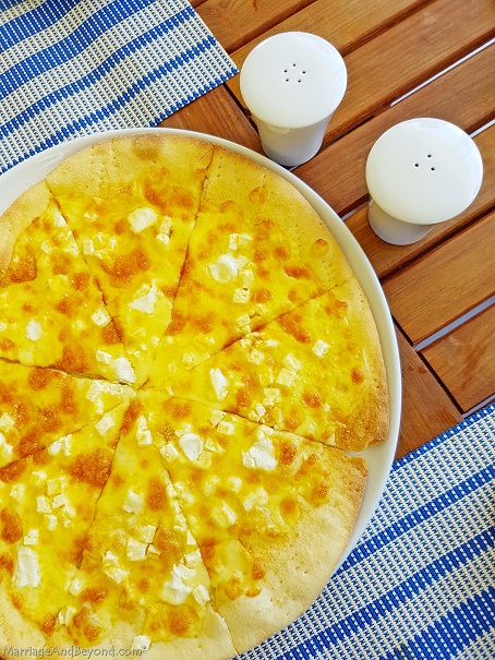 Olives Restaurant Four Cheese Pizza