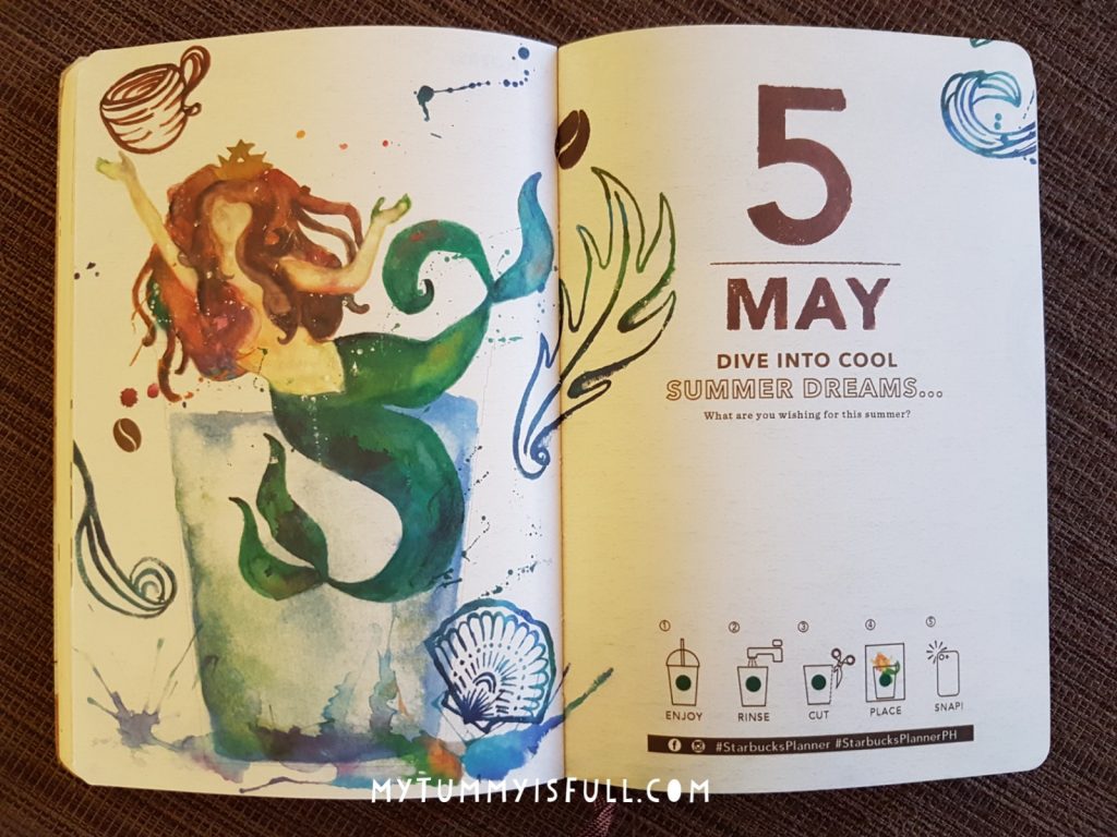 starbucks 2017 planner may 2017 page