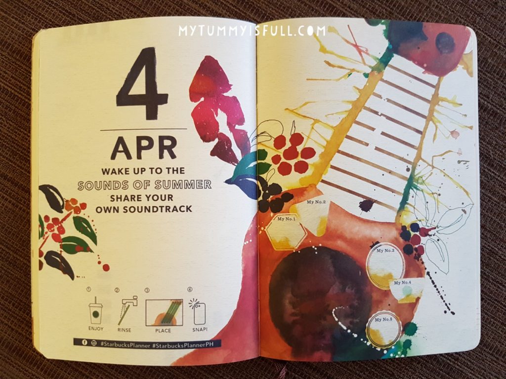 starbucks 2017 planner pages